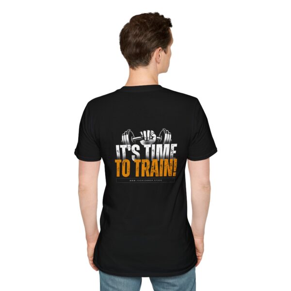 “It's Time to Train” - Round Neck Unisex Black T-Shirt