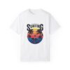 “SURFING Beach” – Round Neck Unisex T-Shirt